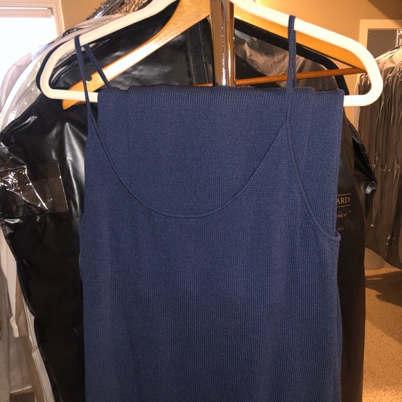 St. John Navy Blue 3-Piece Pantsuit - Picture 4 of 10